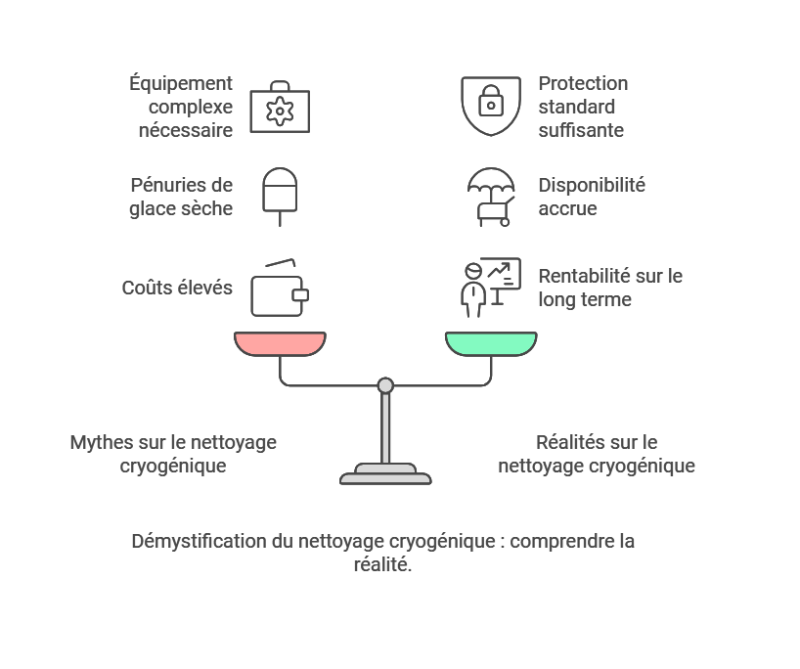 mythes versus rélaités du nettoyage cryogénique
